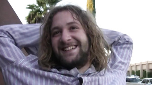 Naughty blondie satisfies a horny biker behind bars