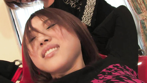 Dude soaps and shaves hairy pussy of his gorgeous babe