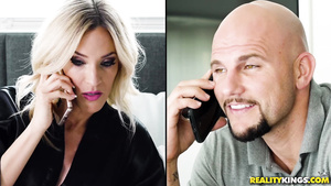 A dude fucks his best friend's hot mom in sexy black stockings