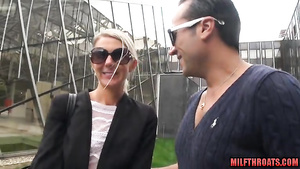 Small knockers mom hard core with facial