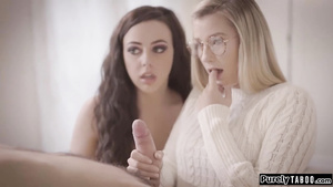 18-Year-Olds bff trick stepbro into humping her