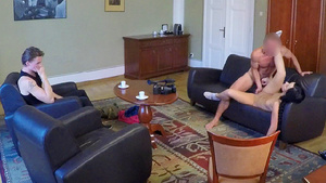 HUNT4K. Pretty darkhaired babe shagged by stranger to earn...