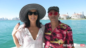 Charles Dera has thrust his paratrooper into Helena's cunt hole