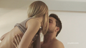 Bed Action With Inviting Blond Hair Girl -Sicilia Twistys