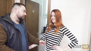 HUNT4K. I bought slutty wife in the mall and had sex in