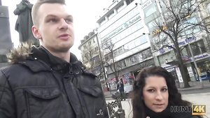 HUNT4K. Intercourse for money makes hunter happy and slutty...