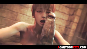 3D 18-year-old had sex by huge penis