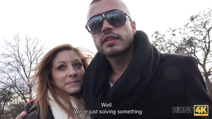 HUNT4K. Cuckold can’t stop his girlfriend selling her..