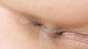 Gorgeous leggy chick shoves long dildo in her asshole