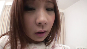 Sexy chick gets her pussy run for big purple dildo