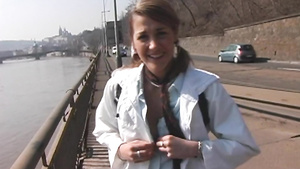 Hot amateur teen fucks with stanger for cash