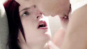 Fingerfucked colored hair teen gets her junk rammed from behind