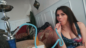 Valentina Nappi makes love with Danny D after smoking hookah