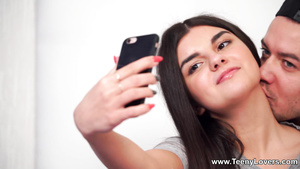 Teeny Lovers - Bell Knock - Selfie-teeny banged in bed