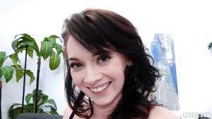 Handcuffed bimbo in stockings gets properly fucked in POV