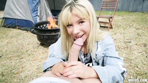 Barbeque, camping and passionate sex games outdoors