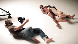 Grace Erotic Photoshoot - Interracial video