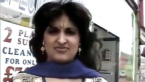 Indian mature woman caught on the street