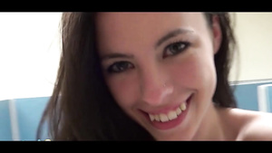 VERY CUTE LITTLE BABE SUCKING AND FUCKS LIKE A BIG GIRL