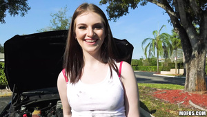 Funny teen vixen Maya Kendrick hot POV porn video