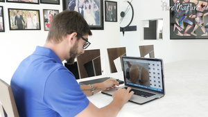 Hot MILF Kalina Ryu lick and blows in bed