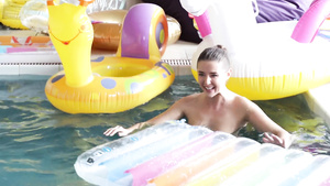 Sybil Pool Party For Lovers - Teen Sex Video