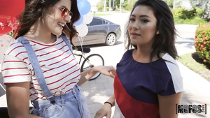 Peter Green fucked Michele James & Serena Skye on the B-day