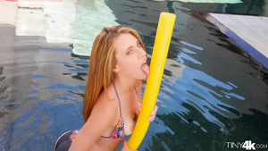 Petite hot teen Anya Olsen has her trimmed twat boned by monster cock