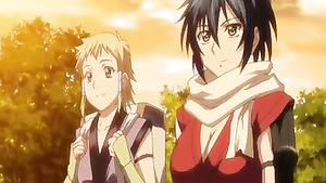 Cartoon characters talk about sex between the fights