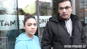 Amateur Ebony Chick Was Talked To Fuck For Cash With Stranger