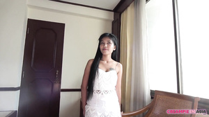 Asian barely legal teenage whore gets creampied