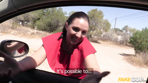 Funny Spanish Whore Bonks With Cop For Gasoline Trip