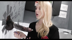 Lily Rader Gloryhole Black Pole - fetish interracial with big black dick