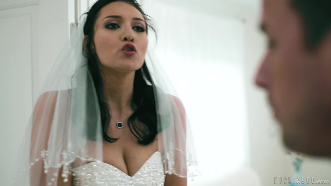 Filthy bride Bella Rolland gets banged on the wedding pic