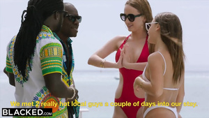 Best friends get blacked together for the first time