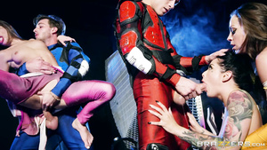 A Hot Cosplay XXX Version Power Bangers For Real Geeks!