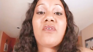 Bat ebony bitch needs some big prick to ride