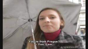 Czech amateur teen Morgan Moon first porn video