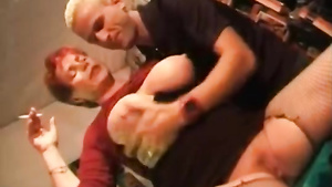 Smoking Raunchy Granny Hard Sex Video