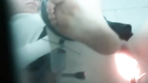 Hidden camera shoots everything that happens in gyno chair