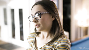 Aften Opal films pussy fuck with a classmate