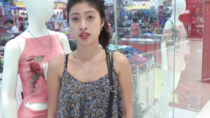 Filipina with tight twat shows him