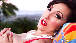 Missy Masters hot MILF solo outdoor