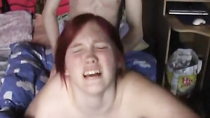 Young Fattie Gets Mind-Blowing Orgasm And Gets Creampied After It