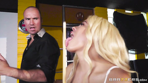 Shameless Slut Seduces Freaking Out Daddy In The Billiards Room