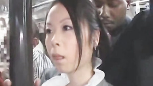 Teen Asian Office girl Groped By Black Stranger