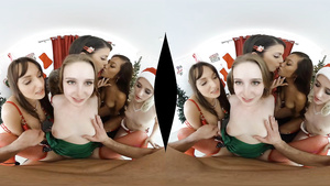 nasty teen sluts hot VR sex party