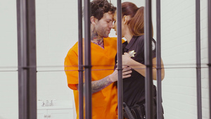 redhead Isis Love pleasures hardcore fuck with prisoner