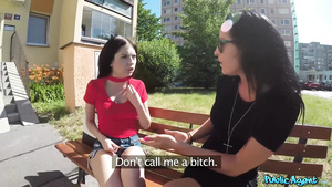 Here is Russian teen Angel Rush fucking a public agent in a car.