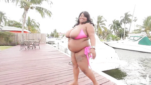 Supersized Big Beautiful Women Ebony Whore Takes Male Pole